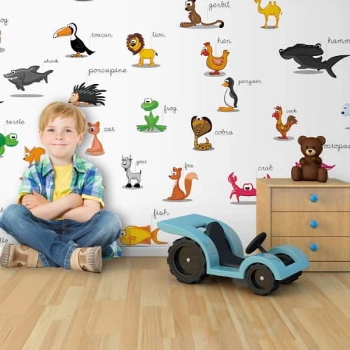 Artgeist Stickers Et Papiers-peint Enfant Papier Peint Enfant Animaux Pour Kids 550x270