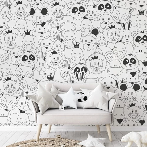 Acte Deco Stickers Et Papiers-peint Enfant Papier Peint Enfant Les Anicool - 250x255