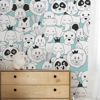 Acte Deco Stickers Et Papiers-peint Enfant Papier Peint Enfant Les Anicool - 250x255 – Image 6