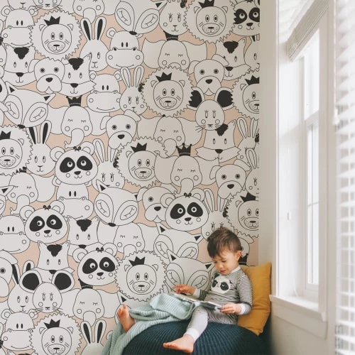 Acte Deco Stickers Et Papiers-peint Enfant Papier Peint Enfant Les Anicool - 250x425