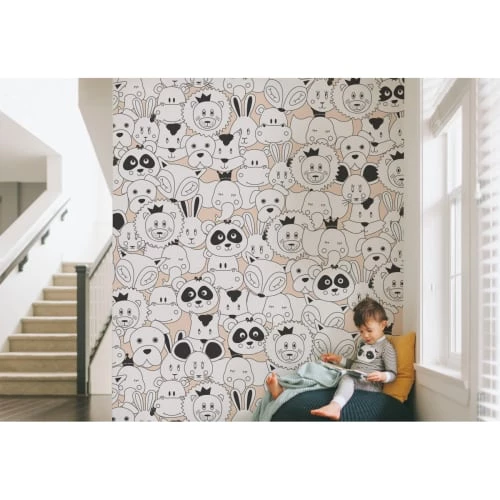 Acte Deco Stickers Et Papiers-peint Enfant Papier Peint Enfant Les Anicool - 250x425 – Image 2