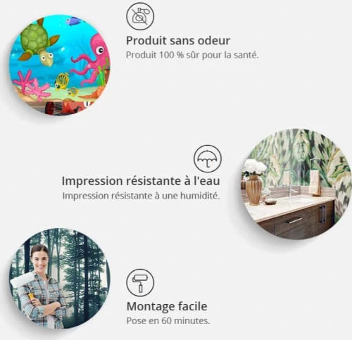 Artgeist Stickers Et Papiers-peint Enfant Papier Peint Enfant Little Traveller Multicolore 200x140 – Image 4