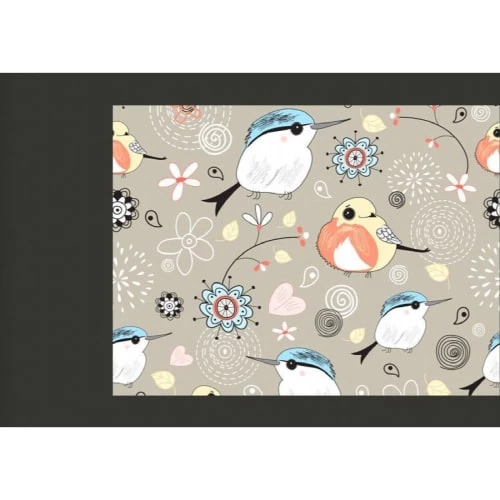 Artgeist Stickers Et Papiers-peint Enfant Papier Peint Enfant Oiseaux Sur Fond Rose Rose 400x309 – Image 2