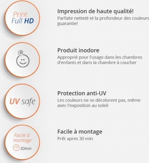 Artgeist Stickers Et Papiers-peint Enfant Papier Peint Enfant Oiseaux Sur Fond Rose Rose 400x309 – Image 4