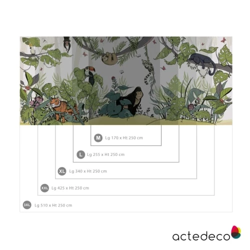 Acte Deco Stickers Et Papiers-peint Enfant Papier Peint Enfant Panoramique - 250x510 – Image 3