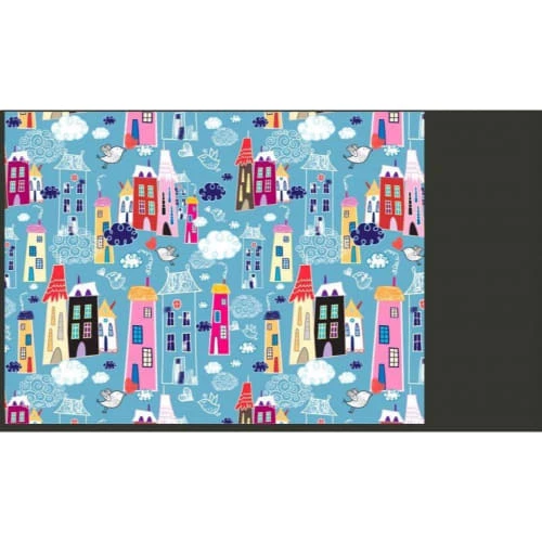 Artgeist Stickers Et Papiers-peint Enfant Papier Peint Enfant Petit Village Dans Les Nuages 400x309 – Image 2