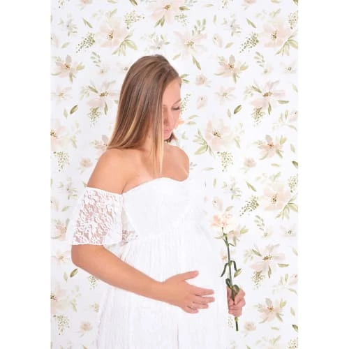 Lilipinso Stickers Et Papiers-peint Enfant Papier Peint Fleurs En Papier Rose 50cm X 10m – Image 6