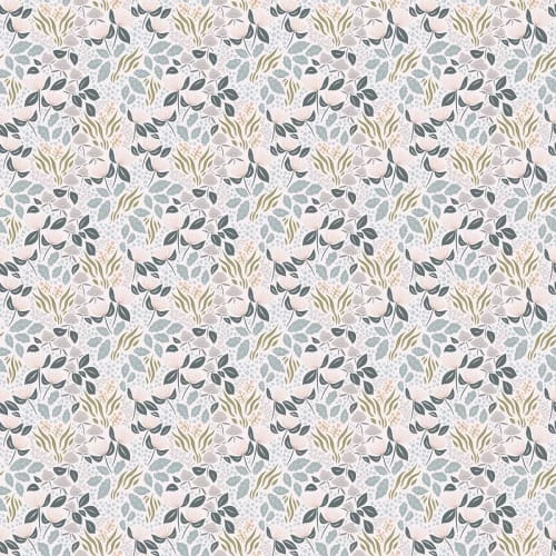 Lilipinso Stickers Et Papiers-peint Enfant Papier Peint Fleurs Liberty En Papier Rose 50cm X 10m – Image 2