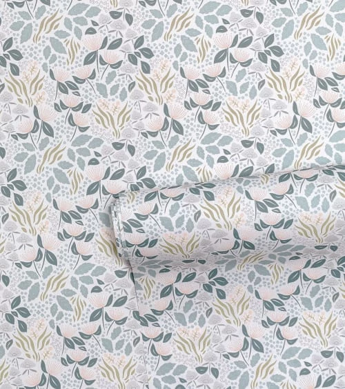 Lilipinso Stickers Et Papiers-peint Enfant Papier Peint Fleurs Liberty En Papier Rose 50cm X 10m – Image 3