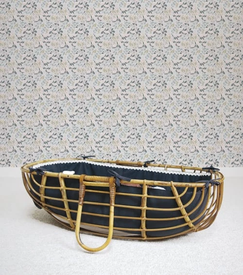 Lilipinso Stickers Et Papiers-peint Enfant Papier Peint Fleurs Liberty En Papier Rose 50cm X 10m