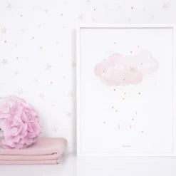 Lilipinso Stickers Et Papiers-peint Enfant Papier Peint Intissé Stardust étoiles Dorées (10 M)