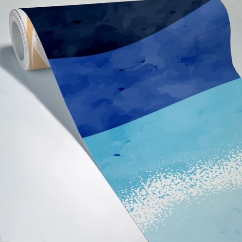 99Déco Stickers Et Papiers-peint Enfant Papier Peint Panoramique Graphique Surf Plage 336x270cm – Image 5