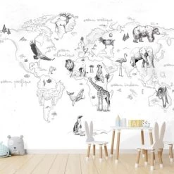 99Déco Stickers Et Papiers-peint Enfant Papier Peint Panoramique Intissé 336x270cm