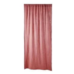 Maisons Du Monde Rideaux Enfant Rideau à Galon Fronceur En Coton Framboise à L'unité 110x250