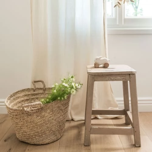 Cocoeko Rideaux Enfant Rideau à Nouettes écru (130x 260cm) – Image 2