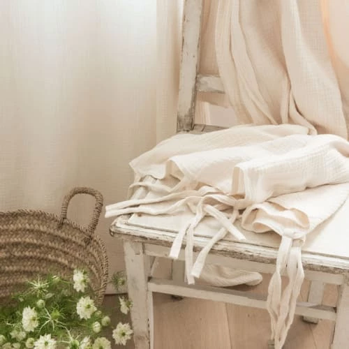 Cocoeko Rideaux Enfant Rideau à Nouettes écru (130x 260cm) – Image 3