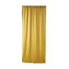 Maisons Du Monde Rideaux Enfant Rideau à Passants En Coton Jaune Moutarde à L'unité 110x250