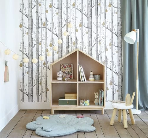 Maisons Du Monde Rideaux Enfant Rideau à Passants En Coton Vert D'eau à L'unité 110x250 – Image 5