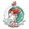 Acte Deco Stickers Et Papiers-peint Enfant Sticker Mural Beach Paradise Girl Pour Enfant - 110x60