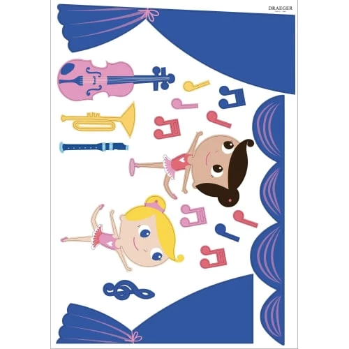 Draeger Paris Stickers Et Papiers-peint Enfant Sticker Mural Danseuse Étoile – Image 5