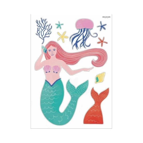 Draeger Paris Stickers Et Papiers-peint Enfant Sticker Mural Petite Sirène – Image 2
