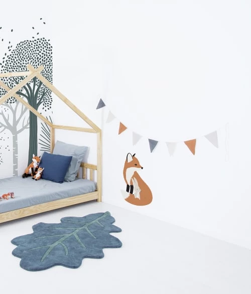 Lilipinso Stickers Et Papiers-peint Enfant Sticker Xl Renard En Vinyle Mat Orange 38x60 Cm – Image 3