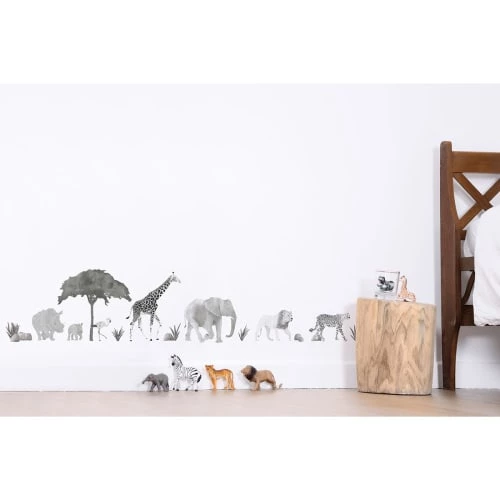 Lilipinso Stickers Et Papiers-peint Enfant Stickers Animaux En Vinyle Mat Noir – Image 2