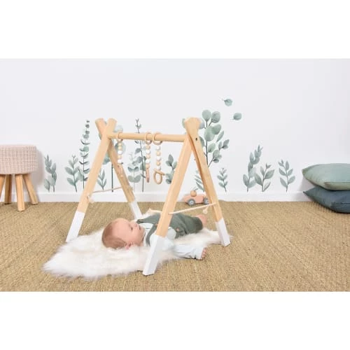 Lilipinso Stickers Et Papiers-peint Enfant Stickers Eucalyptus En Vinyle Mat Vert – Image 3