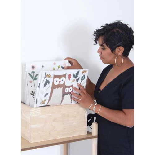 Lilipinso Stickers Et Papiers-peint Enfant Stickers Fleurs En Vinyle Mat Rose – Image 5