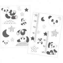 Sauthon Stickers Et Papiers-peint Enfant Stickers Muraux 70x50cm En Adhésif Gris
