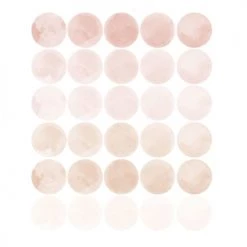Decochic Stickers Et Papiers-peint Enfant Stickers Mureaux En Vinyle Rondes Aquarelle Rose Et Beige