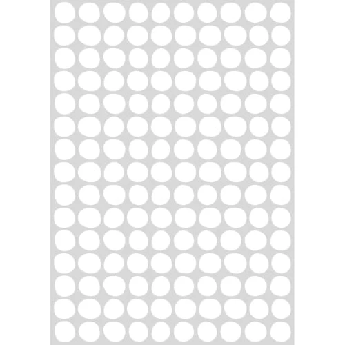 Lilipinso Stickers Et Papiers-peint Enfant Stickers Pois En Vinyle Mat Blanc 29.7x42 Cm