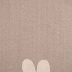 Nazar Tapis Enfant Tapis Beige Et Crème Motif En Relief Lapin Doux - 160x230