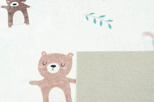 Nazar Tapis Enfant Tapis Chambre Enfant Motif Animaux 120x160 – Image 6