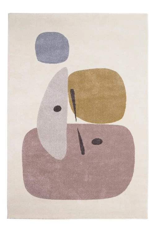 AFK Living Tapis Enfant Tapis Collage Pastel 160x230