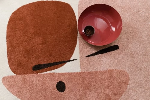 AFK Living Tapis Enfant Tapis Collage Terracotta 120x170 – Image 3