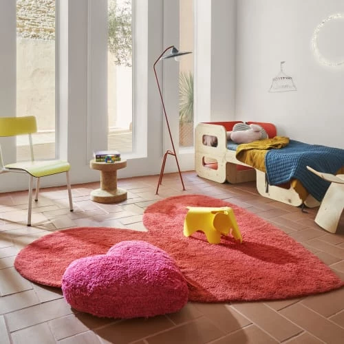 Lorena Canals Tapis Enfant Tapis Coton Lavable Coeur 180x160cm – Image 2