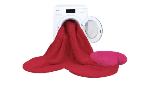 Lorena Canals Tapis Enfant Tapis Coton Lavable Coeur 180x160cm – Image 5