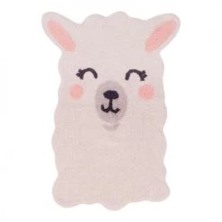 Lorena Canals Tapis Enfant Tapis Coton Lavable Lama 82x120cm