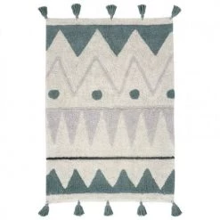 Lorena Canals Tapis Enfant Tapis Coton Lavable Mini Aztèque 70x100cm