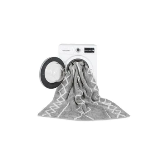 Lorena Canals Tapis Enfant Tapis Coton Lavable Naturel Gris 120x160cm – Image 4