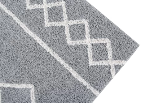 Lorena Canals Tapis Enfant Tapis Coton Lavable Naturel Gris 120x160cm – Image 5