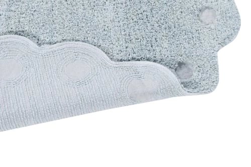 Lorena Canals Tapis Enfant Tapis Coton Lavable Pomme De Pin Bleu Perle 130x180cm – Image 2