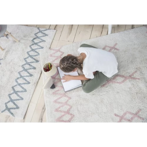 Lorena Canals Tapis Enfant Tapis Coton Lavable Vintage Nude 170x240cm – Image 6