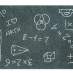 Lorena Canals Tapis Enfant Tapis Coton Motif Maths 140x200