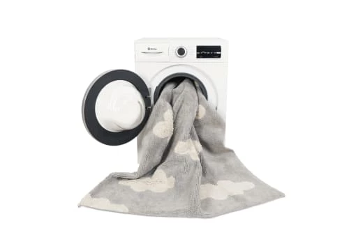 Lorena Canals Tapis Enfant Tapis Coton Motif Nuage Gris 120x160 – Image 5