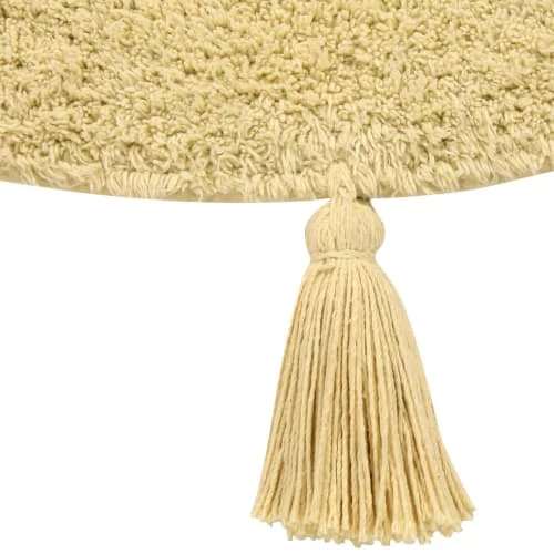 Lorena Canals Tapis Enfant Tapis Coton Rond Lavable Soleil D100cm – Image 5