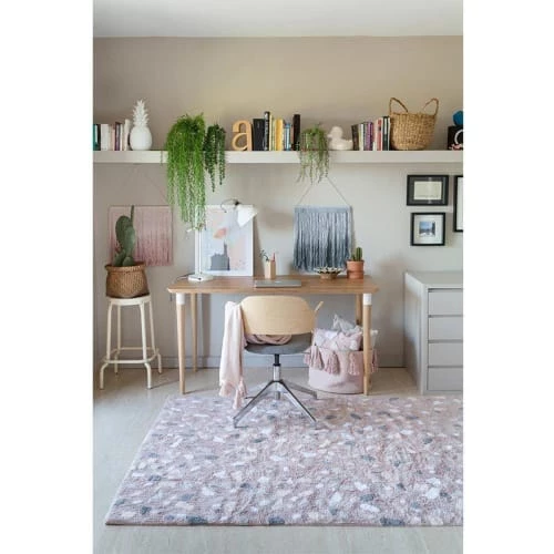 Lorena Canals Tapis Enfant Tapis Coton Rose 140x200 – Image 2