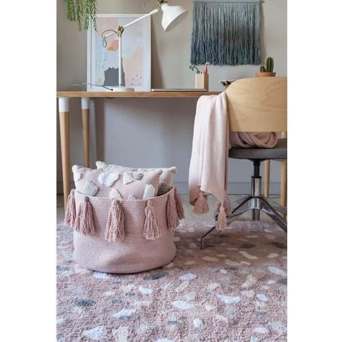 Lorena Canals Tapis Enfant Tapis Coton Rose 140x200 – Image 3