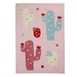 Sauthon Tapis Enfant Tapis De Chambre 90x17cm En Acrylique Blanc